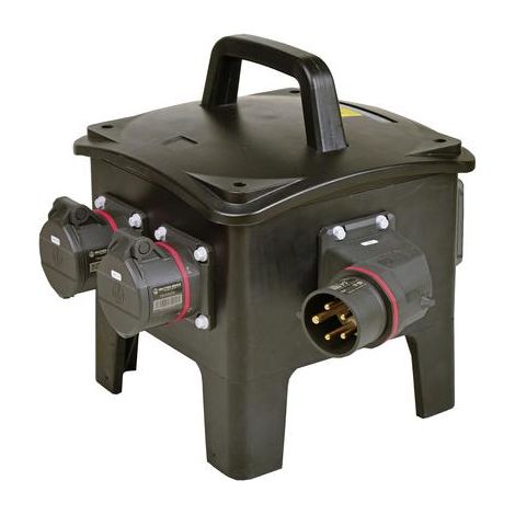Walther 6493025 enchufe portátil de caucho negro 32 A