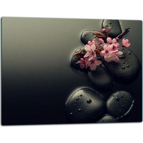 Tablero de corte de placa de vidrio 52x40 negro (1/5)