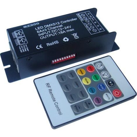 20-key DMX wireless controller, LED controller, 5050 RGB light strip controller