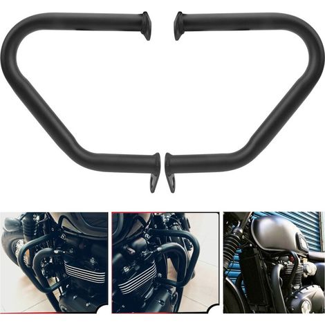 piezas de barra protectora de motor FG007BK para carrocería, compatible con Triumph Bonneville/Triumph Bonneville A (1/5)