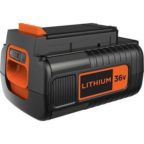 Batterie Lithium 36V 2Ah, Compatible avec Tous Les Outils 36V BLACK+DECKER, Sans Effet Mémoire, Faible Autodécharge, Pratique, Compacte et Polyvalente (1/5)