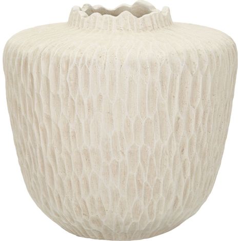 Vase Design "Shade" 35cm Crème