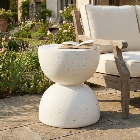 Beistelltisch, wasserdicht und UV-beständig, montagefrei, für Garten, Balkon, Poolrand. (1/5)
