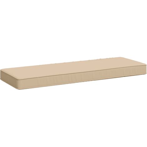 Cojín para banco de 1 pieza VUGHT 100% Poliéster Crema vidaXL (1/5)