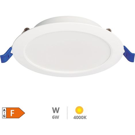 Downlight empotrable LED redondo Belur 6W 4000K Blanco (1/5)