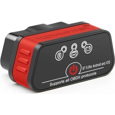 Scanner OBD Bluetooth, outil de diagnostic automobile sans fil complet et multifonction pour voitures 12 V (1/4)