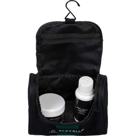 ACAVALLO Kit pulizia cuoio (grasso 200ml con detergente 200ml) (1/3)