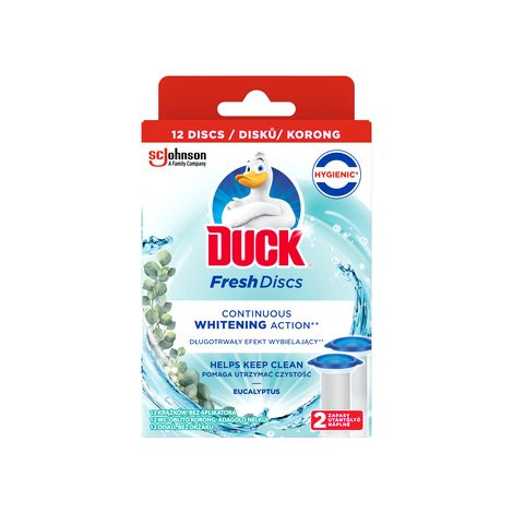 Duck Fresh Discs Eucalyptus Duo - dischetti in gel, doppia ricarica 2x36 ml