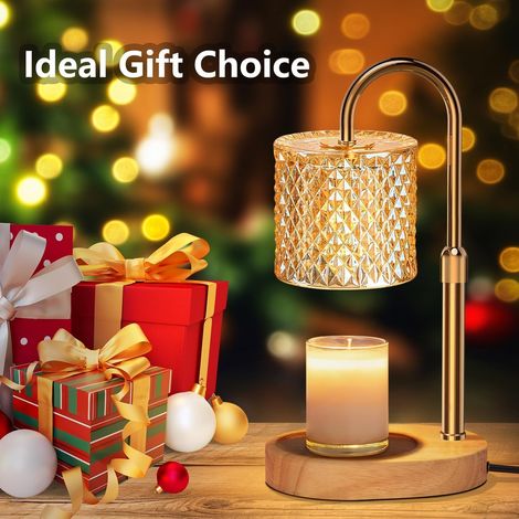 Lampada scaldacandele Seenlast con timer, dimmer e altezza regolabile, lampada elettrica profumata, regalo ideale per moglie, migliore amica, mamma, per una calda atmosfera. (1/5)