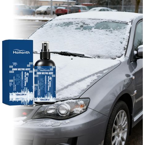 De-icing spray for clear visibility on car windshields, melting ice and cleaning surfaces -- 100ml -- BIEMMEDUE