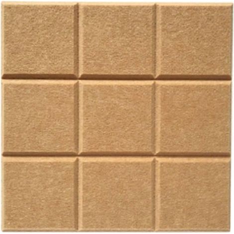 Panneau décoratif en liège autocollant de 30 x 30 cm (12 x 12 pouces), idéal pour la décoration de bureau et de maison.-C