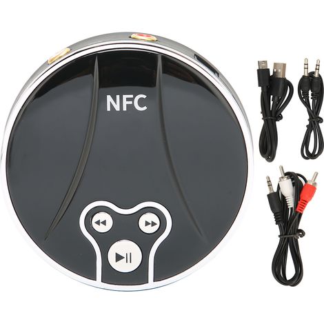 Récepteur Bluetooth avec Entrées 3.5mm, RCA, OPTIQUE et NFC pour Enceintes et Home Cinéma (1/5)