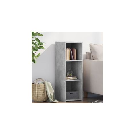 Buffet gris béton 30x41x93 bois d'ingénierie (1/5)