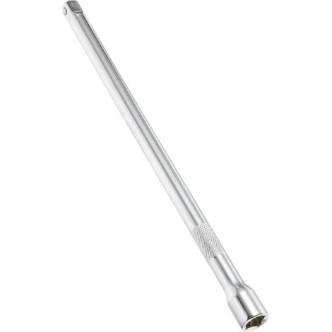 Rallonge de Douille 3/8 Pouces 10 Pouces pour Visseuse à Percussion Acier au Carbone, Argenté, Anti-rouille et Dureté Élevée, pour Entretien Automobile et Vélo (1/5)