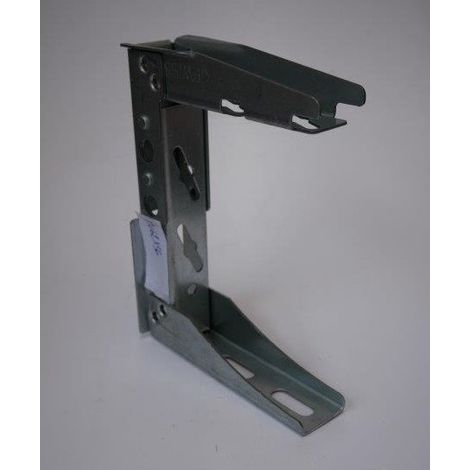 Console universelle en C hauteur 200mm longueur 100mm finition Z275 pour chemin de câble GEWISS