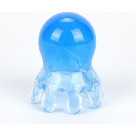 Peigne masseur pieuvre petit, pour massage tête cuir chevelu (1/5)