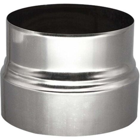 Réducteur de tuyau de poêle 120 mm à 110 mm - Raccord de , XU,poêle - En acier inoxydable - Réduction du tuyau de cheminée -