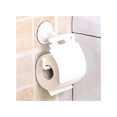Wandmontierter Handtuchhalter mit Deckel für Badezimmer-Toilettenpapier (1/5)