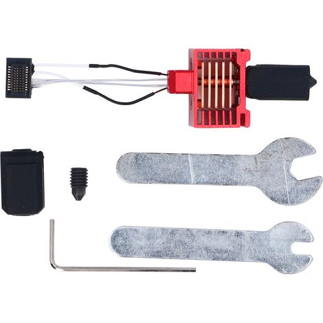 Hotend pour extrudeuse d'imprimante 3D série TZ3.0 P1 mise à niveau extrémité chaude avec buse en acier trempé manchon en Silicone 24V (1/5)