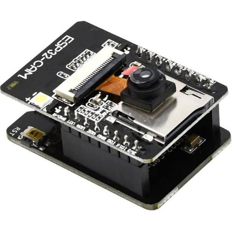 ESP32 CAM WiFi-Bluetooth ESP32 DC 5V Double Cœur Carte de développement avec OV2640 Caméra TF Carte Module 1PC (1/5)