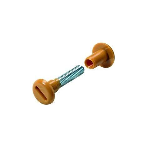 Hettich Verbindungsschraube beige M6 34 - 45 mm - 10 Stück Verbindungsschraube