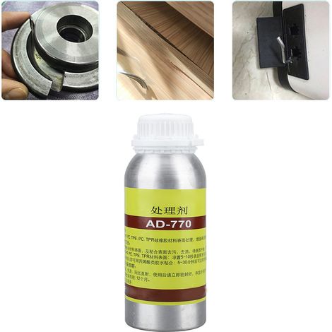 Agent de renforcement adhésif spécial PE 770, accélérateur d'adhésif TPU, agent de traitement pour caoutchouc, silicone et PP 500 ml (1/5)