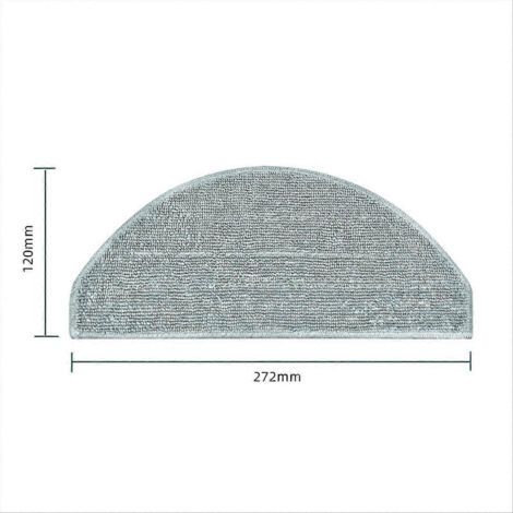 NALOOKAMIC Pièces de rechange pour aspirateur robot Xiaomi E10, E12, B112 : brosse latérale, filtre HEPA, lingette de nettoyage. (1/4)