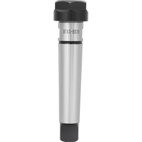 Mandrin à Pince ER20 MTA3 en Acier Carbone pour Fraiseuse CNC et Tour M12 (1/5)
