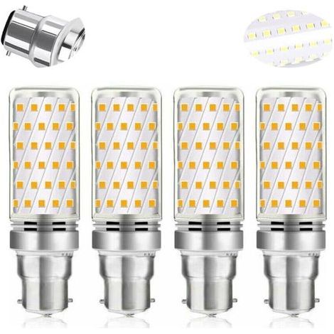 Ampoule LED Mais B22 16W Blanc Froid 6000K,Betterlife 1600LM, Équivalent Halogène B22 100W-120W, AC 230V, Ampoule B22 pour Garage/Studio, non-dimmable, lot de 4 [Classe énergétique A] zhuoxuan (1/5)