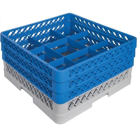 Panier à verres 9 compartiments diamètre 150 mm / H. 200 mm - Caterracks