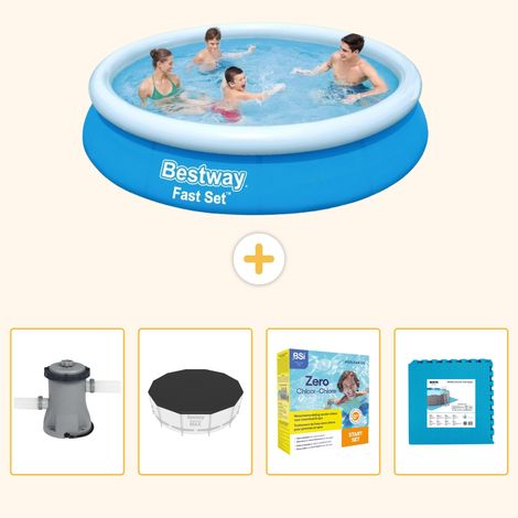 Bestway Bestway Fast Set Ronde - 366x76 cm - 5-pièces S276 (1/5)