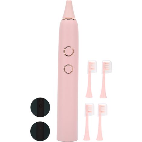 Brosse à dents électrique adulte nettoyage blanchiment mode réglable rechargeable rose (1/5)