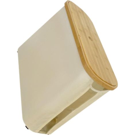 Boîte de rangement papier toilette, blanc beige, 45 x 15 35 cm (1/5)