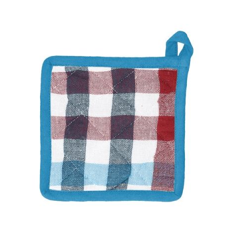 Presina Cm 15x15 Fragole Cotone Azzurro