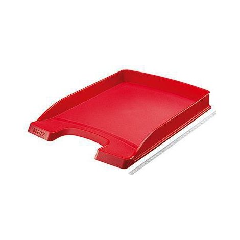 Briefablage Plus flach DIN A4 Polystyrol Farbe: rot (1/3)