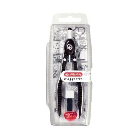 Herlitz Schnellverstellzirkel my.pen 11122322 schwarz/grau (1/2)