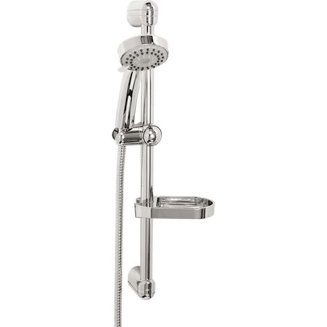 Novaservis Set doccia - Set docceta, asta saliscendi, supporto, flessibile e doccetta, cromo KIT869,0