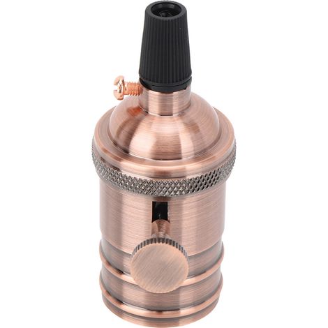Douille de lampe E27 style rétro avec interrupteur et accessoires pour suspension (1/5)