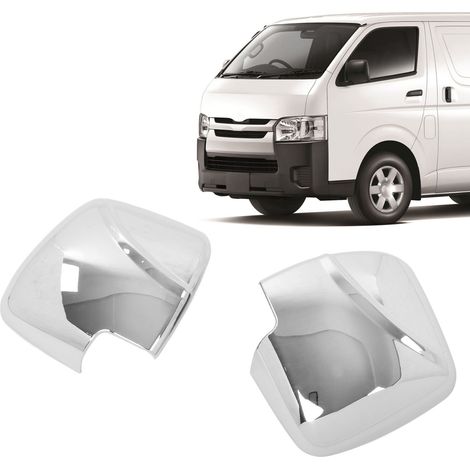 Galvanisierte Zierblenden für Gehäuse von Auto-Rückspiegeln, kompatibel mit Toyota Hiace H200 2005-2018. (1/5)