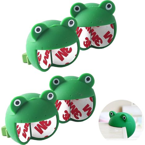 RGE Lot de 4 protecteurs et bords pour table de bébé Protecteur d'angle sans odeur Fixation épaisse sans danger pour les enfants Vert (1/5)