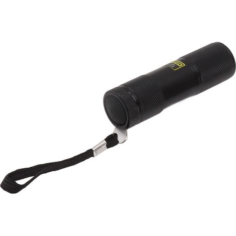 Petite lampe torche UV 9 LED 395 nm, lumière violette, détecteur d'urine pour chiens et chats, séchage de résine, taches sèches. (1/5)