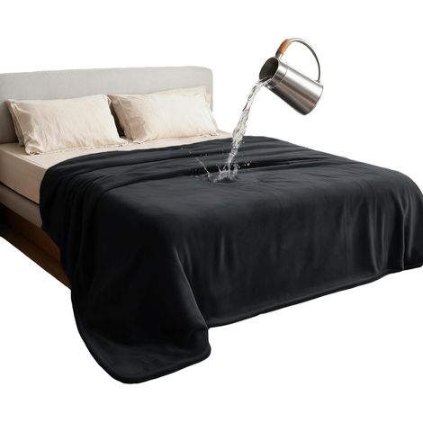 Couverture imperméable, couverture pour couples, amoureux, adultes et enfants, tapis réutilisable, couverture d'extérieur, couverture de voyage pour lit, canapé, siège auto (1/5)