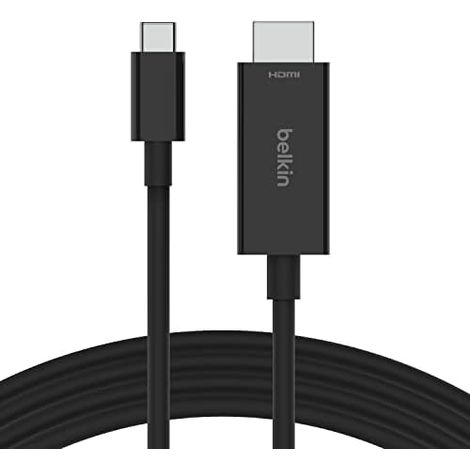 Belkin AVC012bt2MBK 2 m USB Typ C HDMI Schwarz (1/5)