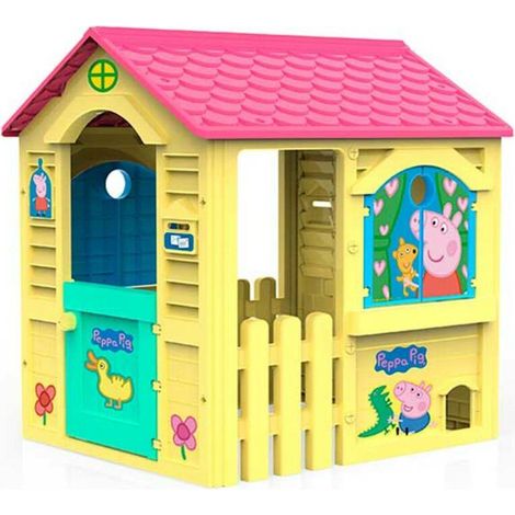 Chicos Peppa Pig Gelbes Haus aus langlebigem Kunststoff