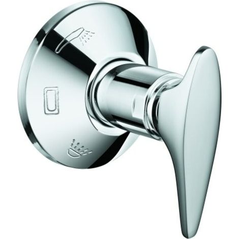 GROHE Umstellhebel und Rosette 45068, chrom (1/2)