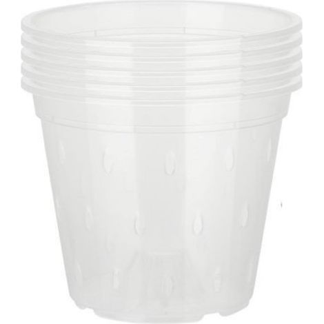 Pot d'orchidée - - Transparent - 5 pouces - 5 pièces - Ventilation optimale (1/5)