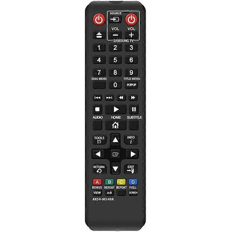 AK59-00149A Remote Control Replacement for DVD Blu-Ray Player BDF5100/ BD-ES5300 BD-FM51 BD-FM57C BD Black (1/5)