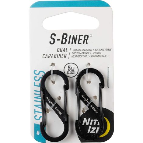 Mousqueton durable S-Biner taille 1 (1/5)
