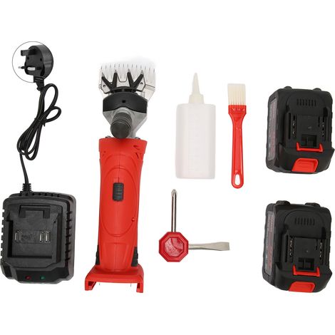 Tondeuse électrique 200W 6 vitesses 2600 tr/min pour moutons, chèvres, bovins, tonte animale efficace, prise UK 100V-240V (1/5)