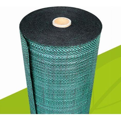 Jardiprotec - Toile de paillage 130g-m² contre les mauvaises herbes - 1,50x25m